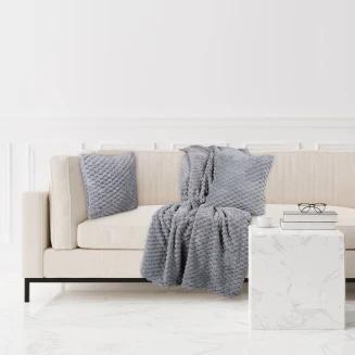 Κουβέρτα Fleece Καναπέ 130x170 Greenwich Polo Club 3476 Grey