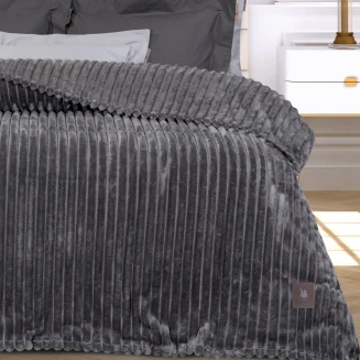 Κουβέρτα Fleece Υπέρδιπλη 220x240 Greenwich Polo Club 3486 Grey