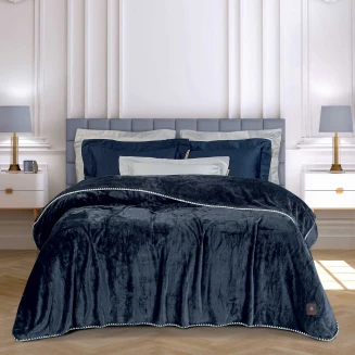 Κουβέρτα Fleece Υπέρδιπλη 220x240 Greenwich Polo Club Essential 4442 Royal Blue