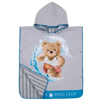 Πόντσο Θαλάσσης 50x115 Greenwich Polo Club Junior 4179 Blue-Grey