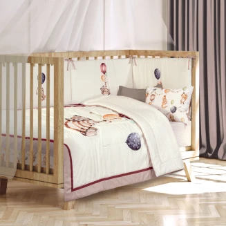 Πάπλωμα Κούνιας 110x150 Greenwich Polo Club Βaby 8850 Beige-Bordeaux-Ochre