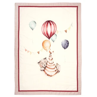 Πάπλωμα Κούνιας 110x150 Greenwich Polo Club Βaby 8850 Beige-Bordeaux-Ochre