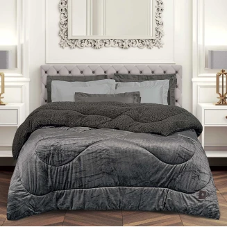 Κουβερτοπάπλωμα Υπέρδιπλο 220x240 Greenwich Polo Club Essential 3956 Grey