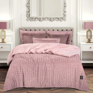 Κουβερτοπάπλωμα King 240x250 Greenwich Polo Club Rabbit Faux Fur Essential 3961 Nude