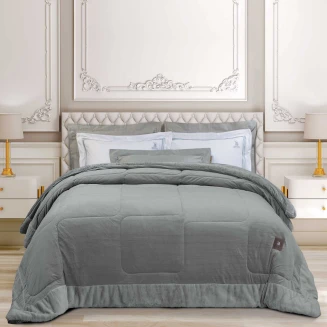 Κουβερτοπάπλωμα King 240x250 Greenwich Polo Club Velvet Premium 3967 Grey
