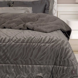 Κουβερτοπάπλωμα King 240x250 Greenwich Polo Club Sherpa Essential 4433 Taupe