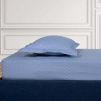 Σεντόνι Μεμονωμένο Με Λάστιχο Μονό 100x200+35 Greenwich Polo Club 2503 Μπλε