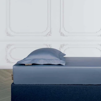 Σεντόνι Μεμονωμένο Υπέρδιπλο Με Λάστιχο 160x200+35 Greenwich Polo Club 2253 Μπλέ