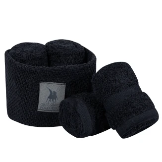 Πετσέτες Σετ 4 Τεμαχίων Greenwich Polo Club Essential 4154 Black