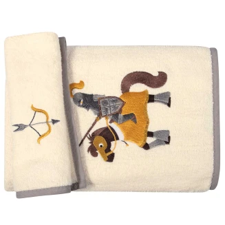 Πετσέτες Σετ 2 Τεμαχίων Greenwich Polo Club Baby Essential 8861 Beige-Yellow