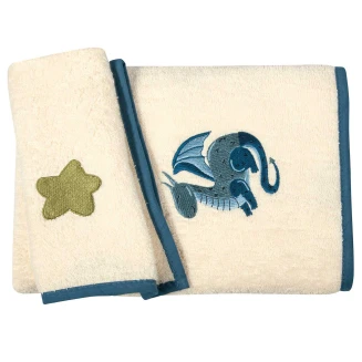 Πετσέτες Σετ 2 Τεμαχίων Greenwich Polo Club Baby Essential 8863 Beige-Blue