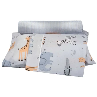 Greenwich Polo Club Σετ Σεντονια Κουνιας Essential 8867 Green, Grey 130x170