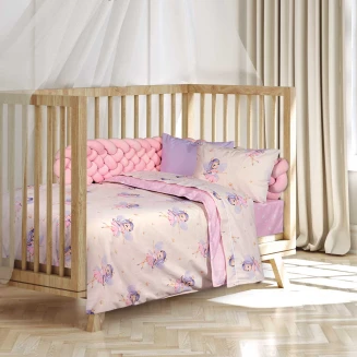 Greenwich Polo Club Σετ Σεντονια Κουνιας Essential 8868 Pink 130x170