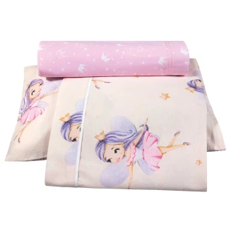 Greenwich Polo Club Σετ Σεντονια Κουνιας Essential 8868 Pink 130x170