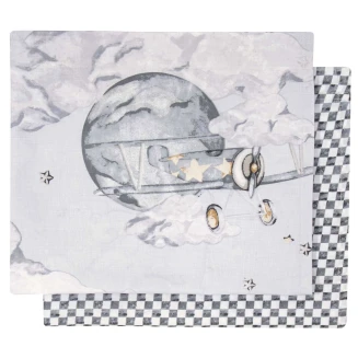 Σεντόνια Σετ Λίκνου 70x120 Greenwich Polo Club Βaby Essential 8852 Grey