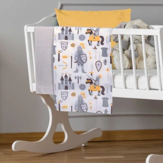 Greenwich Polo Club Σετ Σεντονια Λικνου Essential 8861 Cream, Grey 70x120