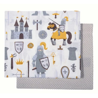 Greenwich Polo Club Σετ Σεντονια Λικνου Essential 8861 Cream, Grey 70x120