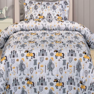 Greenwich Polo Club Junior Ζευγος Μαξιλαροθηκες Essential 8861 Cream, Grey 50x70+5