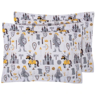 Greenwich Polo Club Junior Ζευγος Μαξιλαροθηκες Essential 8861 Cream, Grey 50x70+5