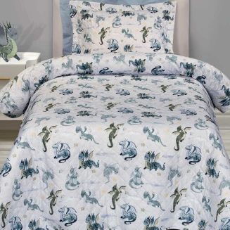 Greenwich Polo Club Junior Ζευγος Μαξιλαροθηκες Essential 8863 Beige, Blue 50x70+5