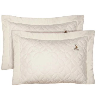 Μαξιλαροθήκες Σετ 50x70+8 Greenwich Polo Club Classic 2358 Ecru
