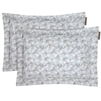 Greenwich Polo Club Ζευγος Μαξιλαροθηκες Loft 2378 Beige, Grey 50x70+5