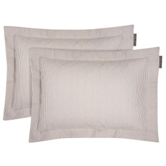 Greenwich Polo Club Ζευγος Μαξιλαροθηκες Loft 2389 Taupe 50x70+5