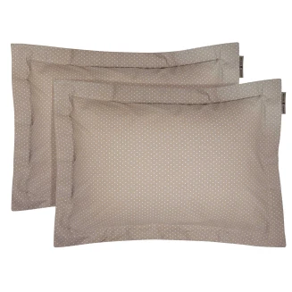 Greenwich Polo Club Ζευγος Μαξιλαροθηκες Loft 2392 Taupe 50x70+5