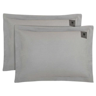 Μαξιλαροθήκες Σετ 2 Τεμαχίων 50x70 Greenwich Polo Club Essential 3496 Grey