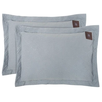 Greenwich Polo Club Ζευγος Μαξιλαροθηκες Essential 4450 Grey 50x70+5