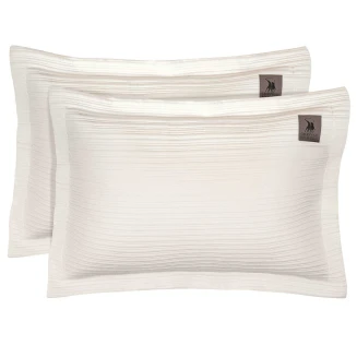Greenwich Polo Club Ζευγος Μαξιλαροθηκες Essential 4453 White 50x70+5