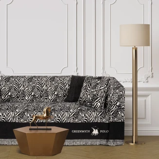 Μαξιλάρι Φιγούρας 40x40 Greenwich Polo Club 3935 Black-Taupe