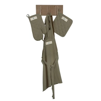 Σετ Κουζίνας Ποδιά-Πιάστρα-Γάντι 3 Τεμαχίων Greenwich Polo Club 2640