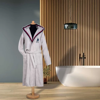 Μπουρνούζι Greenwich Polo Club Essential 3064 Grey