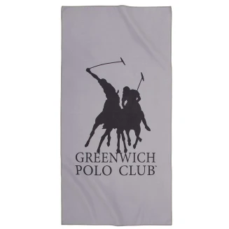 Greenwich Polo Club Πετσετα Γυμναστηριου 45Χ90 4186 Grey/Black