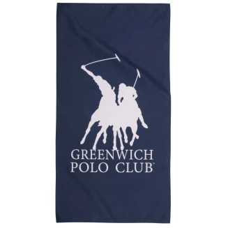 Greenwich Polo Club Πετσετα Γυμναστηριου 45Χ90 4189 Blue/Ecru