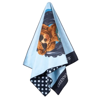 Πετσέτα Θαλάσσης  70x140 Junior Greenwich Polo Club 4043 Blue