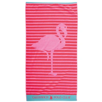 Πετσέτα Θαλάσσης 70x140 Junior Greenwich Polo Club 4073 Pink-Red