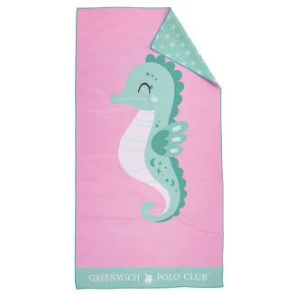 Greenwich Polo Club Junior Πετσετα Θαλασσης 70Χ140 4176 Pink, Μιντ