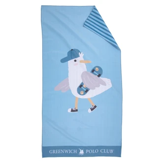 Greenwich Polo Club Junior Πετσετα Θαλασσης 70Χ140 4177 Blue