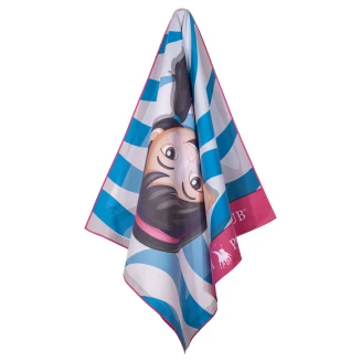 Greenwich Polo Club Junior Πετσετα Θαλασσης 70Χ140 4180 Blue, Fuschia