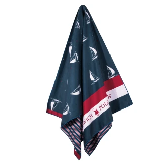 Πετσέτα Θαλάσσης 80x170 Greenwich Polo Club 4026 Blue-Red