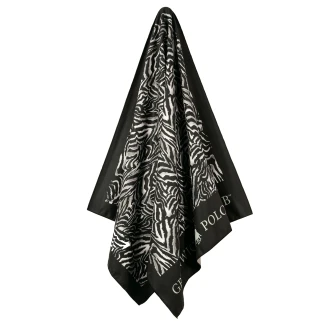 Πετσέτα Θαλάσσης Essential 80x170 Greenwich Polo Club 4038 Black-Taupe
