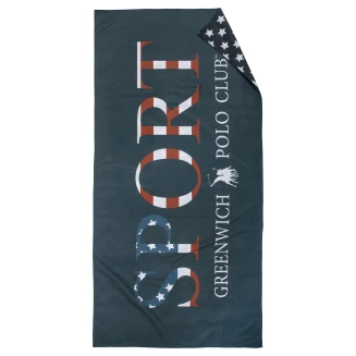 Greenwich Polo Club Πετσετα Θαλασσης 80Χ170 Essential 5206 Blue