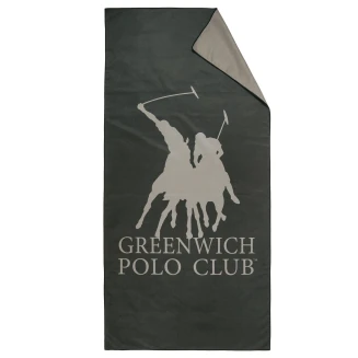Greenwich Polo Club Πετσετα Θαλασσης 80Χ170 Essential 5214 Black, Grey