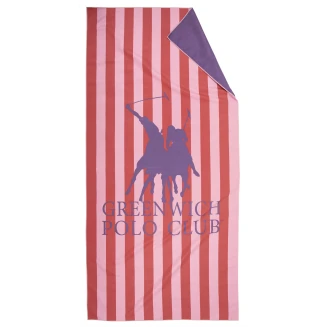 Greenwich Polo Club Πετσετα Θαλασσης 80Χ170 Essential 5216 Pink, Red