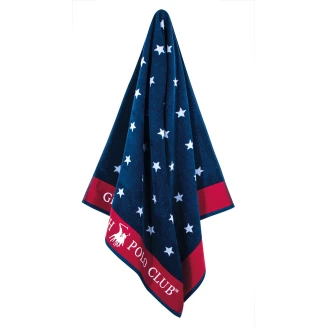 Greenwich Polo Club Πετσετα Θαλασσης 90Χ170 3599 Μπλε