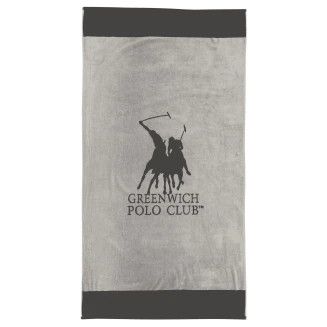 Πετσέτα Θαλάσσης 90x170 Greenwich Polo Club 4045 Grey