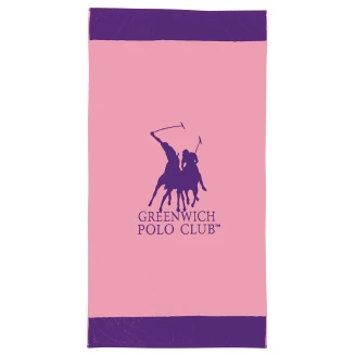 Πετσέτα Θαλάσσης 90x170 Greenwich Polo Club 4047 Pink-Purple