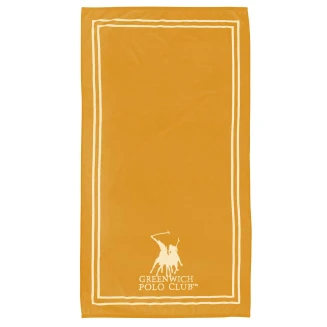 Πετσέτα Θαλάσσης 90x170 Greenwich Polo Club 4051 Cream-Ochre